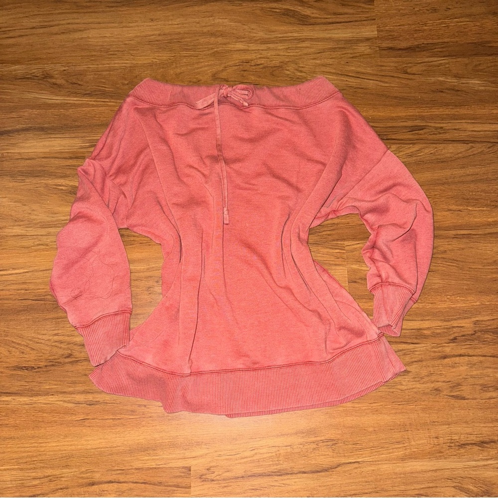Aerie Coral Knit Top